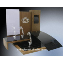 Hot Sell Wooden and Acrylic Watch Display Holder For Shopping Mall